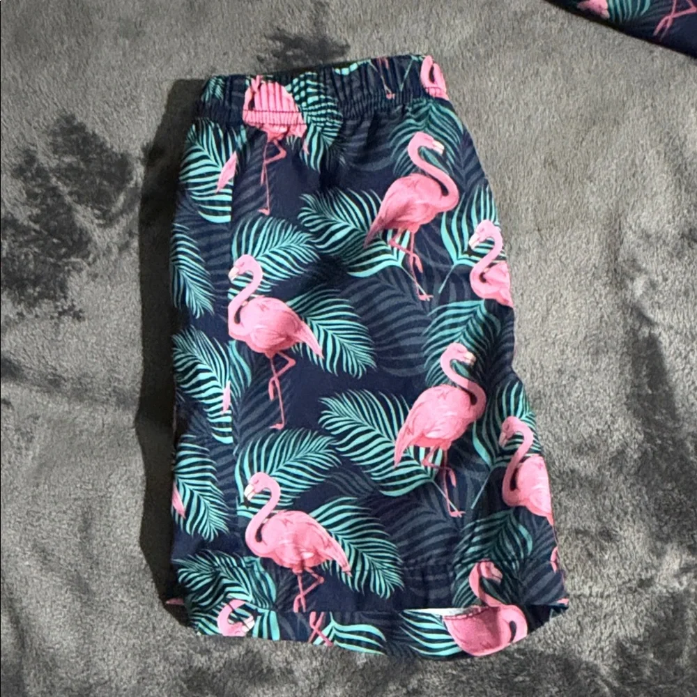 Flamingo Print Baby Romper - Picture 3 of 5